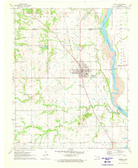 HASKELL, OK HISTORICAL MAP GEOPDF 7.5X7.