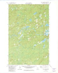 SLATE LAKE WEST, MN HISTORICAL MAP GEOPD