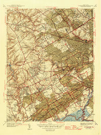 LANSDOWNE, PA HISTORICAL MAP GEOPDF 7.5X