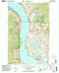 MANSON, WA HISTORICAL MAP GEOPDF 7.5X7.5
